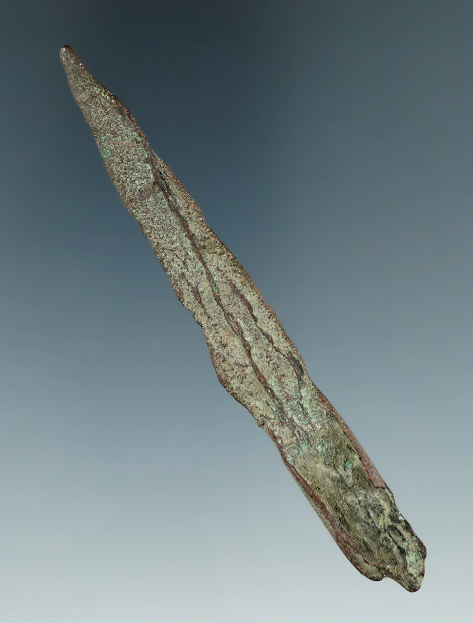 4 1/16" Old Copper Culture Projectile Points found in Michigan.