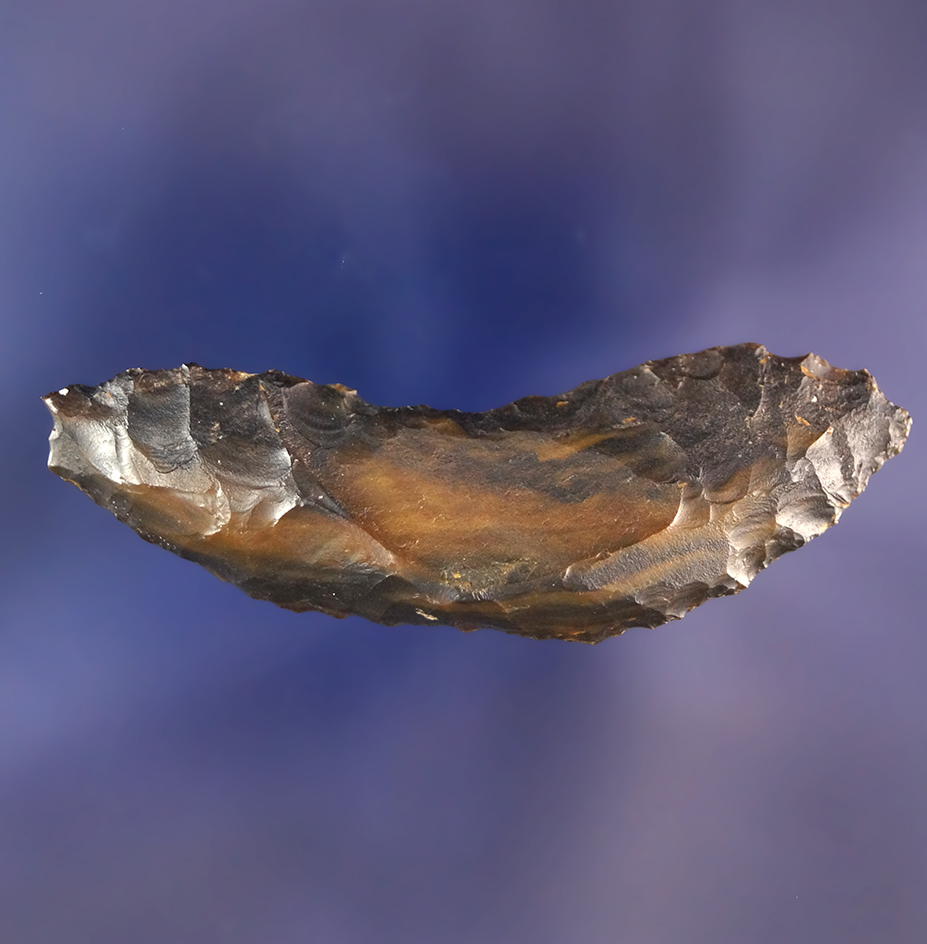 2 1/16" Paleo Crescent found in Nevada by R. D. Mudge.