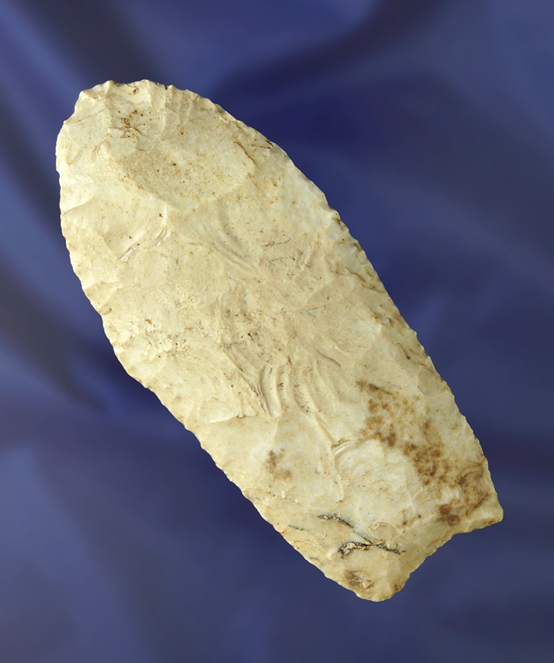 Big! 4 3/8" Clovis - Adams Co., Illinois. Ex. Ben Thompson collection. Tom Davis COA.