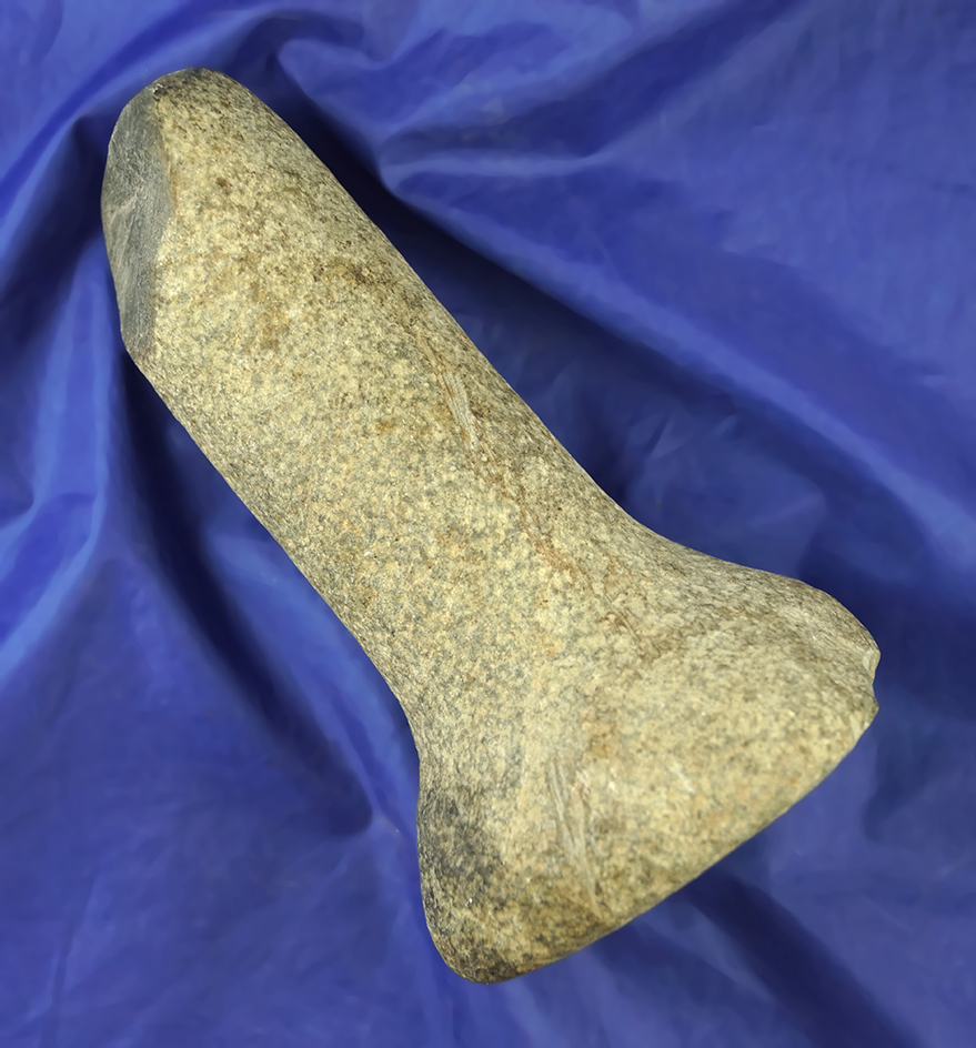 6 1/2" slate Pestle found in Ohio. Ex. Bennett collection.