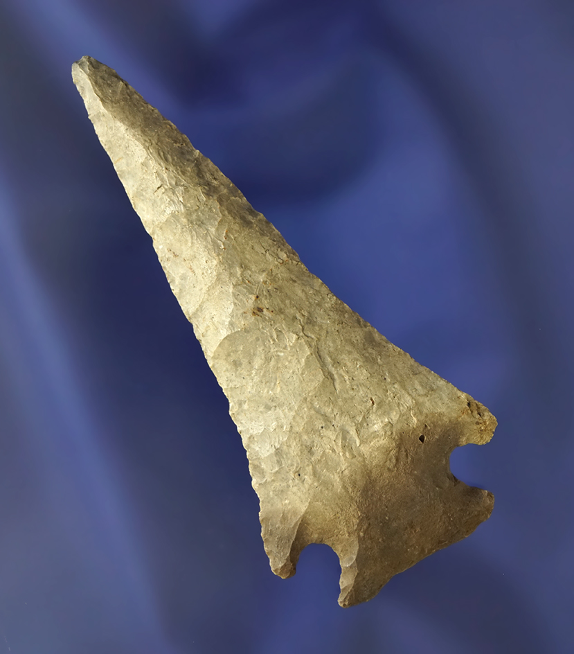 3 3/8" very nicely made Archaic Cornernotch found near Dickson Tennessee.