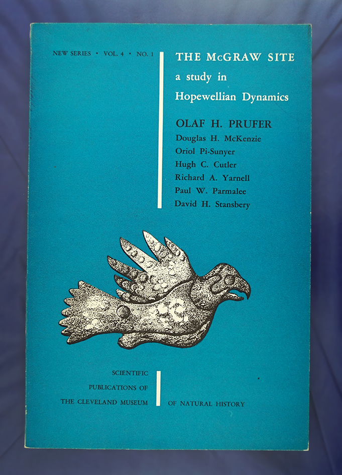 Softcover book: "The McGraw Site a study in Hopewellian Dynamics" Vol. 4 No. 1.