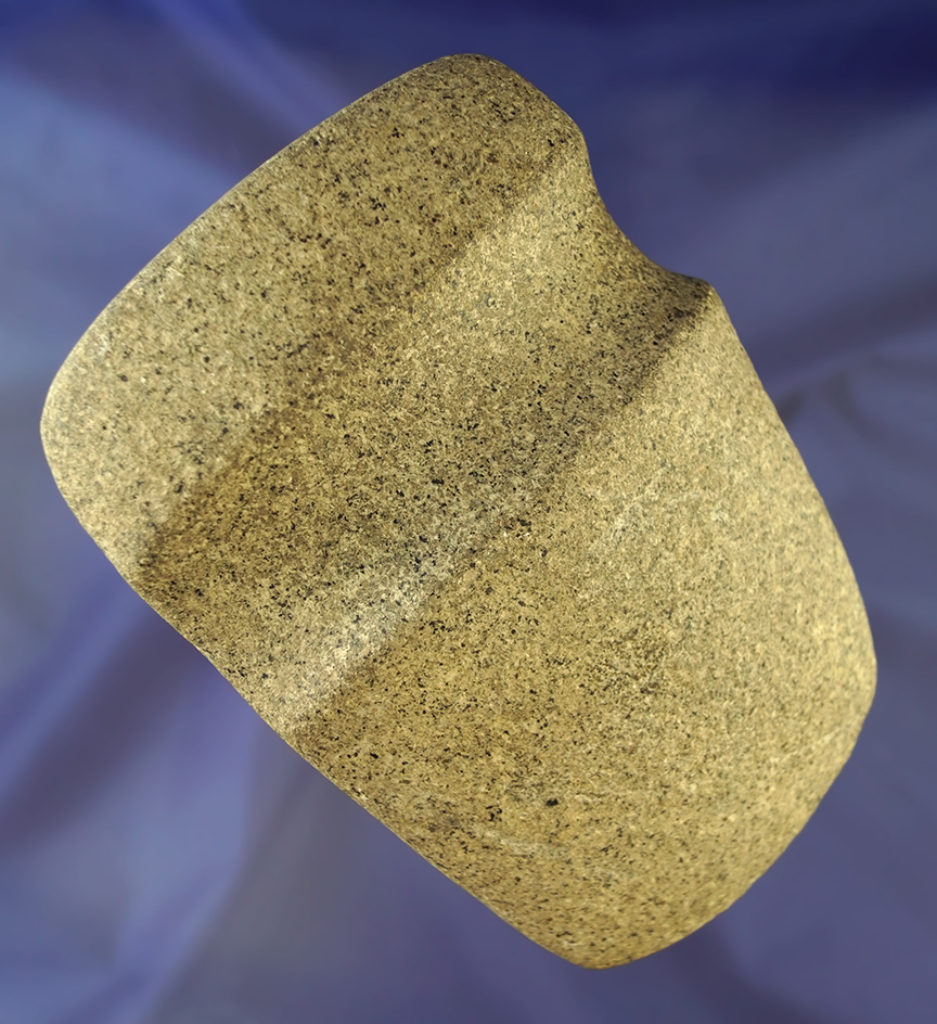 5 5/8" Hardstone 3/4 grooved Axe found in Adair Co., Kentucky.