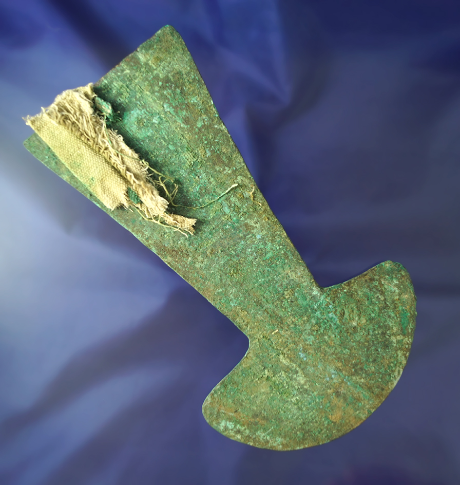 7 1/4" Tumi made from copper found in Peru in very nice condition.  Ex. Richard Shively.