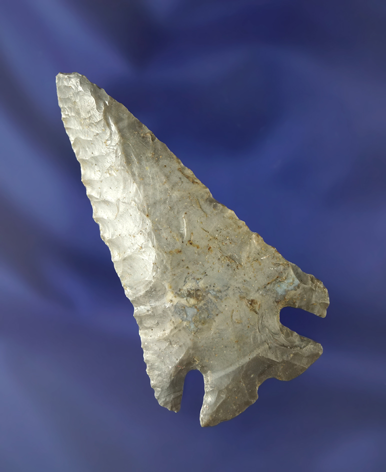 2 15/16" Notched Base beveled Dovetail found in Jay Co., Indiana - restoration to one ear.