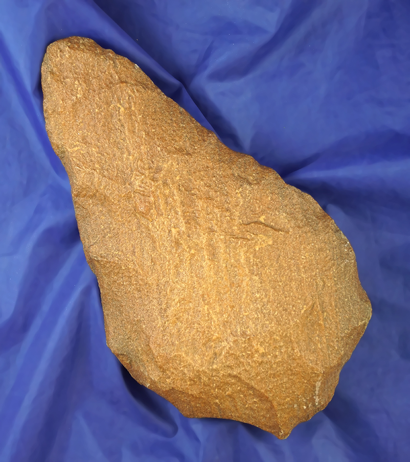 8 5/16" ancient African Hand Axe from the Bowers Museum in Santa Ana California.