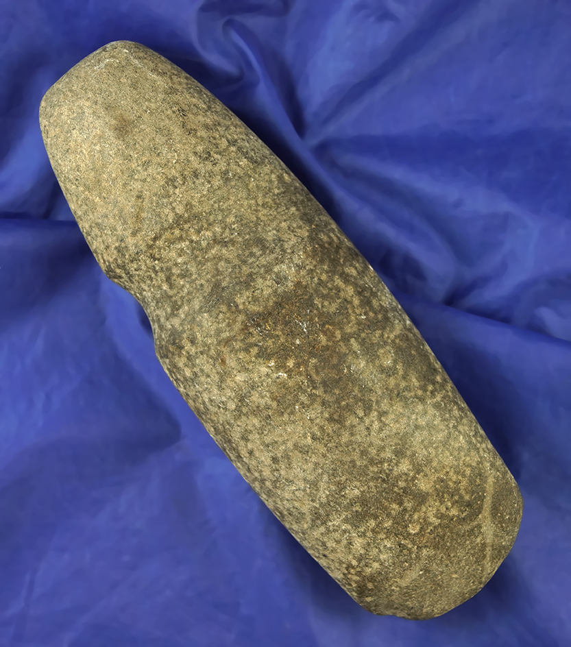 Rare style! 7 1/2" long 3/4 grooved Celt found in Ohio.