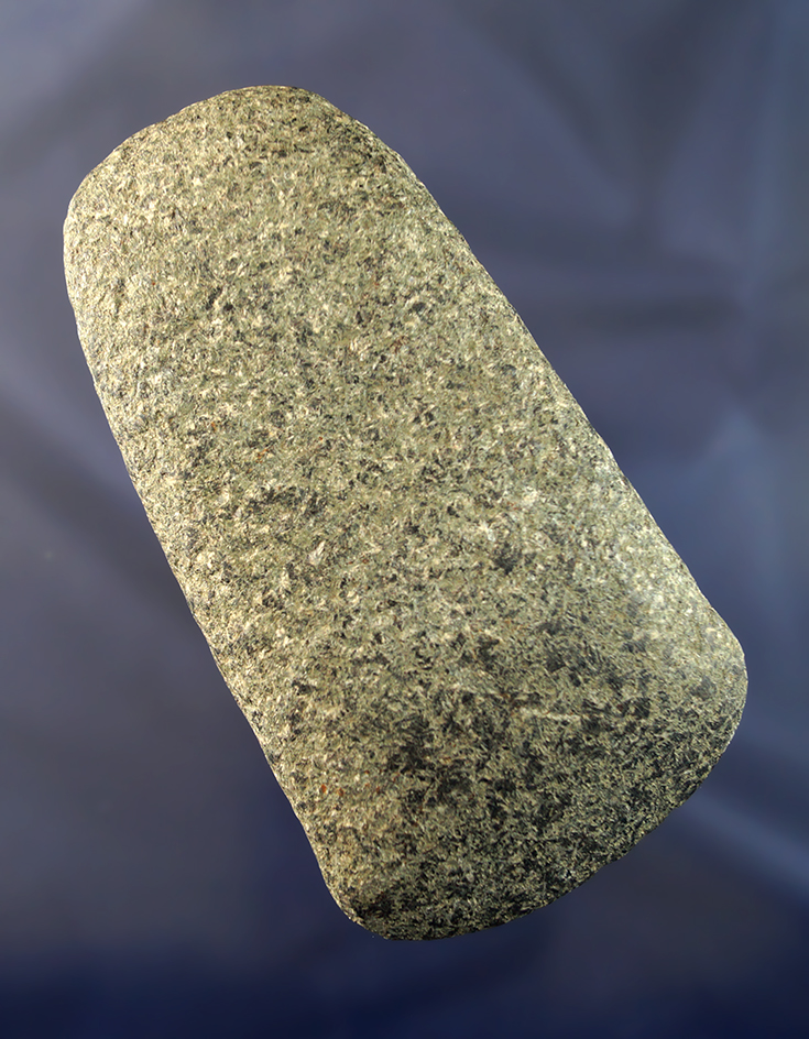 4 5/8" Flared Bit Celt with nice use polish to bit area found in Indiana.