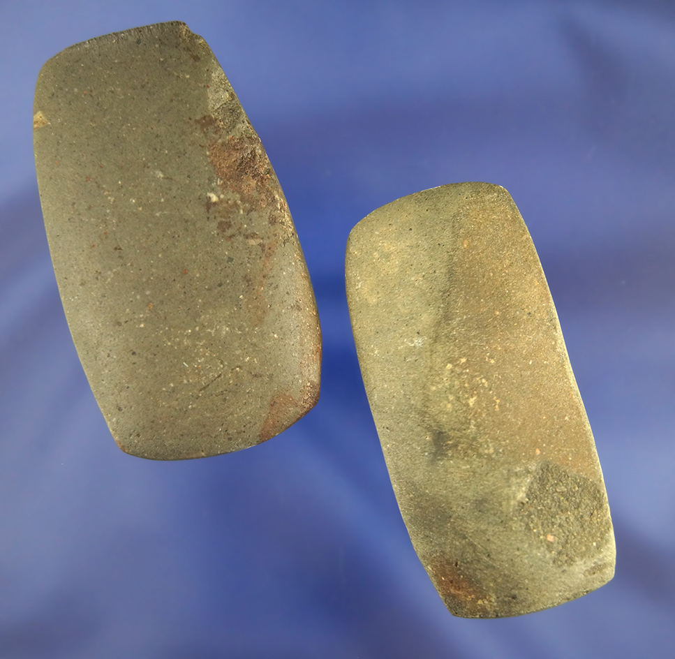 Pair of miniature Celts found in Perry County Indiana largest is 2 3/4".