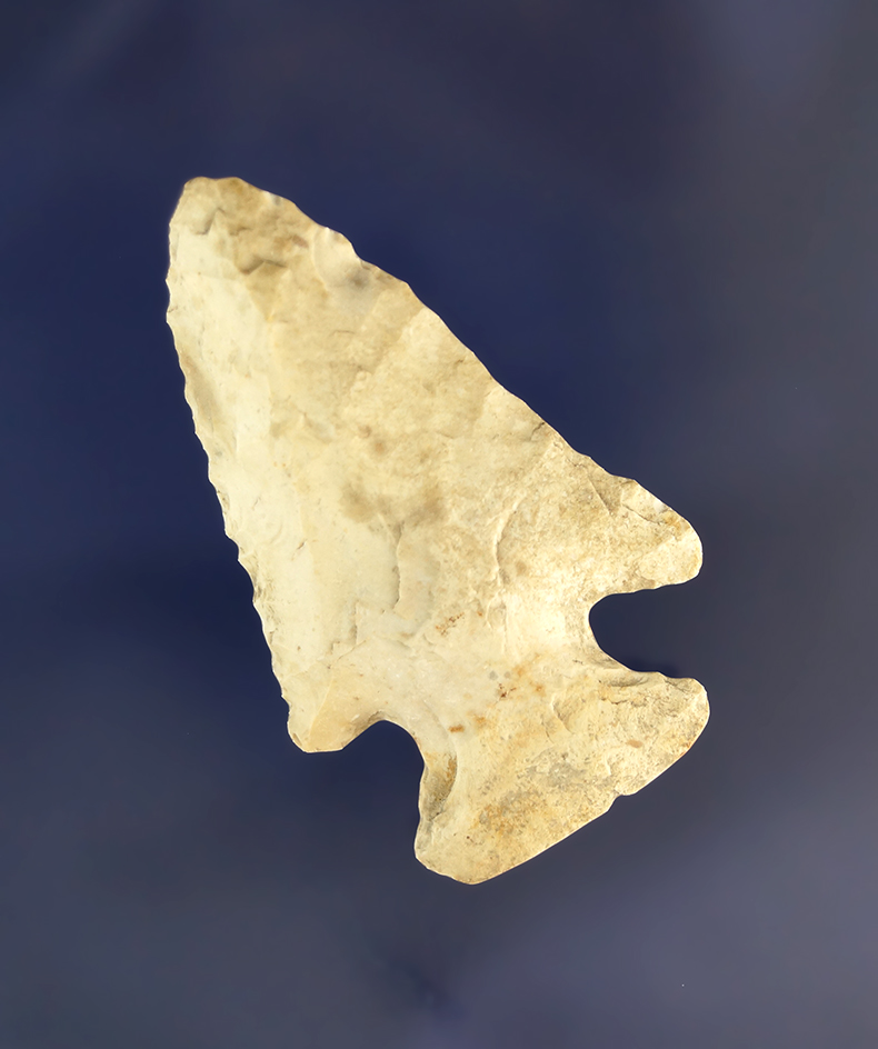 2" Archaic Thebes Bevel found in Indiana.