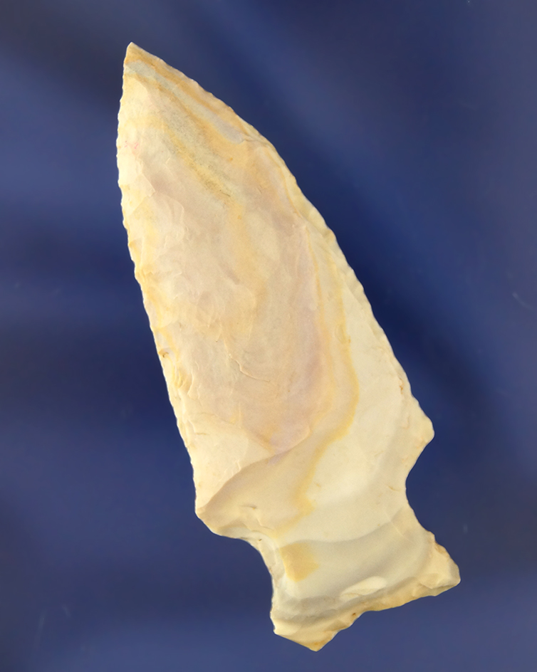 3" Turin Arrowhead found in Benton County Missouri. Ex. Lloyd Reinking. Ex. Maury Meadows.