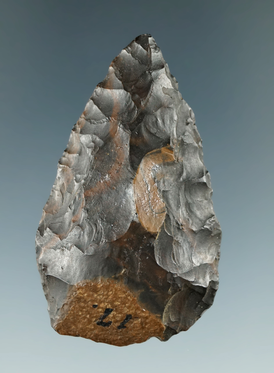 2" Aterian projectile or Knife found in lower Egypt. Ex. Henry Taylor, Bill Morano, Len Weidner.