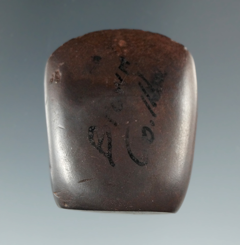 1 5/8" Hematite Celt found in Brown Co., Illinois. Great example!