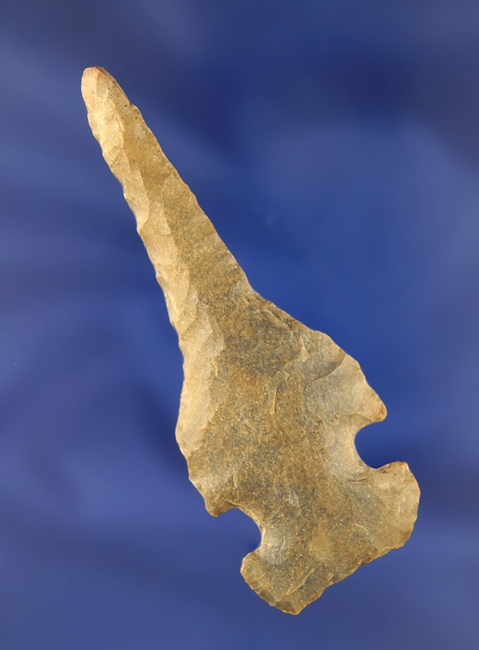 3 5/16" Thebes Drill found in Maury Co., Tennessee. Comes with a Davis COA.