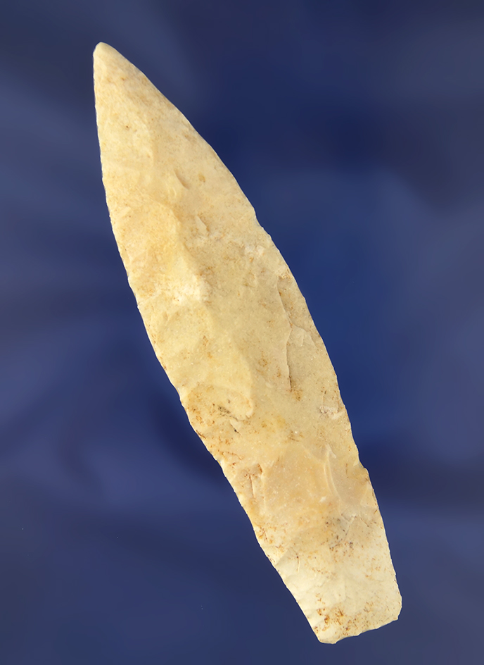 4 1/2" Sedalia found in Missouri made from Burlington chert. Comes with a Jackson COA