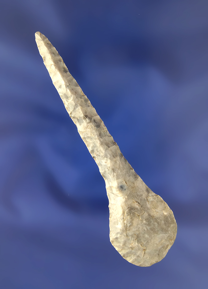 3 3/4" Flint Ridge Drill found in Crawford Co., Ohio.