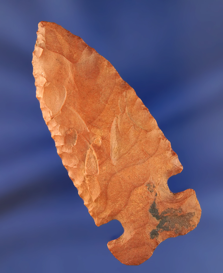 3 1/16" Archaic Sidenotch made from Buffalo River Chert, found in Northern Alabama.