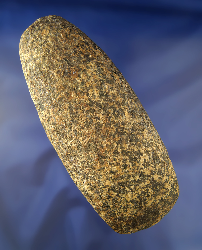 Large7" Hopewell Celt made from Granite. Found in Perry Co., Ohio. Ex. Hothem, Dutcher.