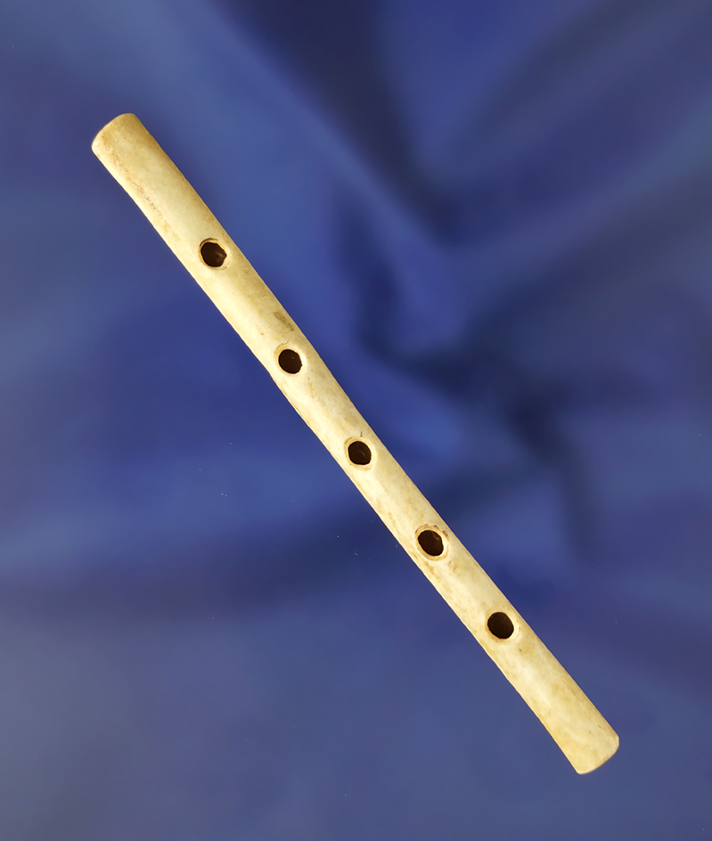 Rare! 3 3/8" Bone Flute found in Kentucky in excellent condition.