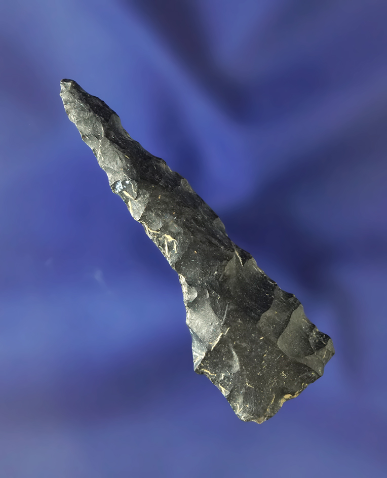 2 3/16" Pipe Drill with a Paleo Base found in Ashland Co., Ohio.
