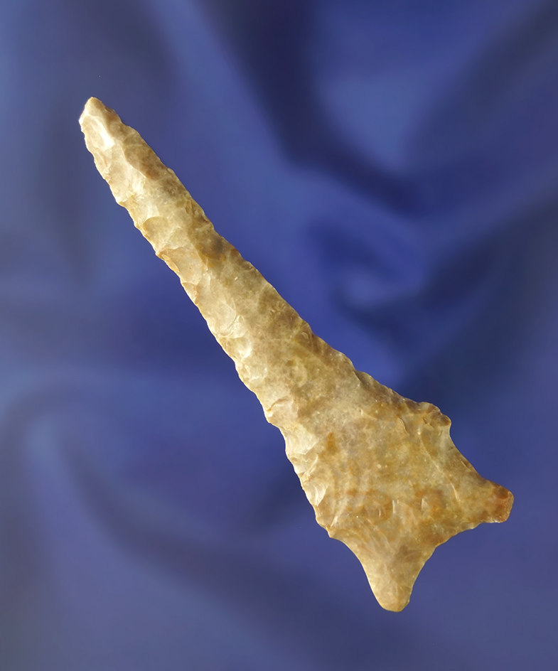 Well patinated 3 1/16" Drill found in Kansas in very nice condition.