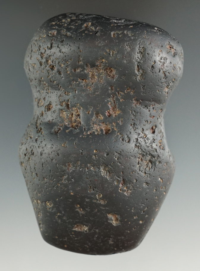 3 1/8" Hematite Full Grooved Axe found in Scioto Co., Ohio.