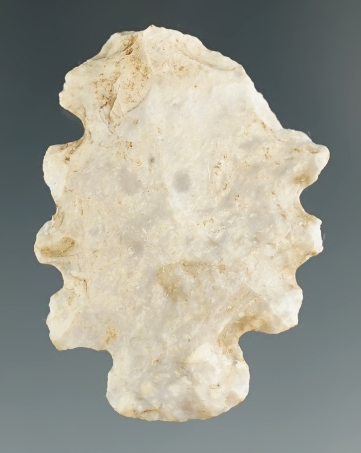 Very unique Flint Ridge Flint Eccentric found in Ohio. 1  1/2".