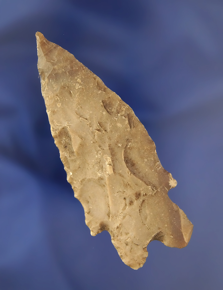 3 7/16" Pedernales point found in Kays County Texas.