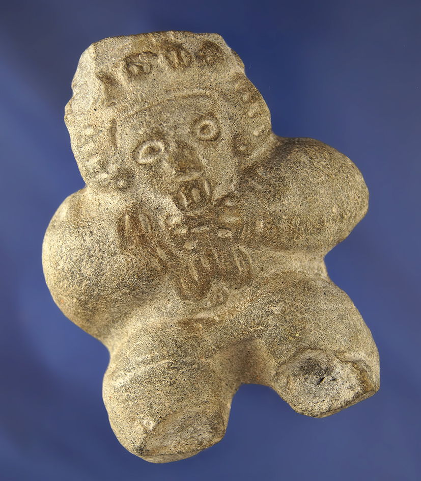 3 5/8" pre-Columbian figure found in Central America.