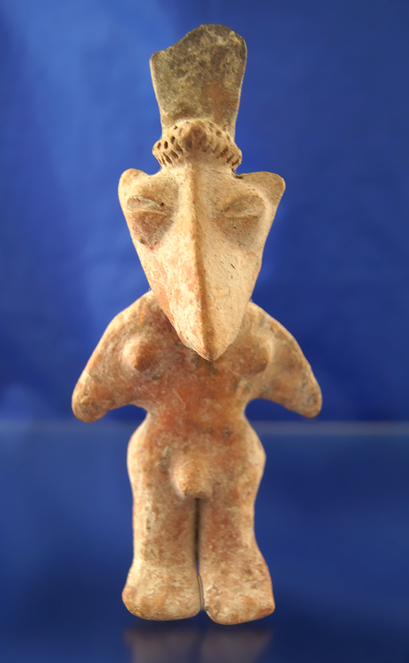 5 3/4" unique pre-Columbian figure found in Mexico.