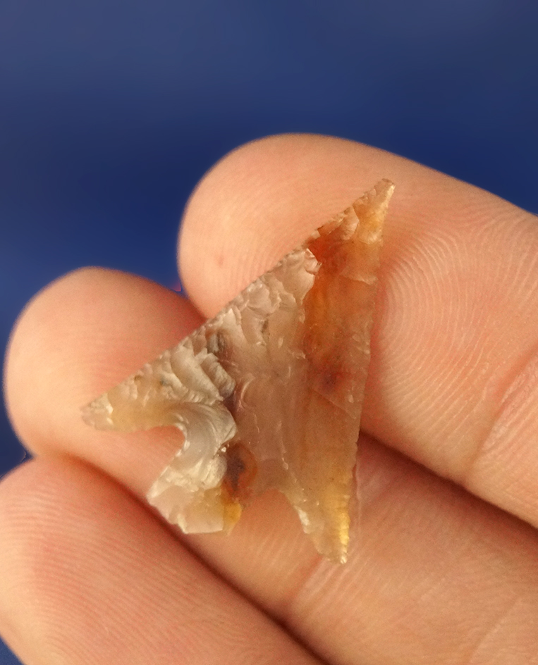 Nice! 1" well styled Columbia Plateau -highly translucent banded Agate found in Umatilla Oregon- 194