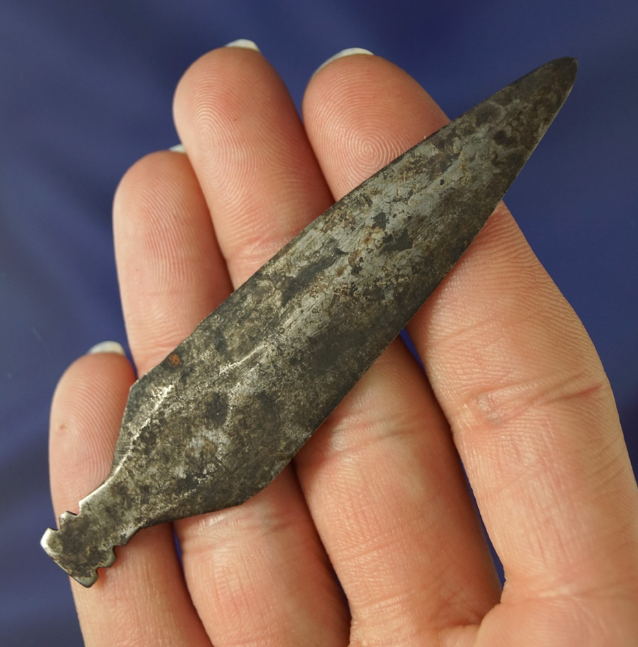 3 3/8" Iron Trade point found in the Kansas/Missouri area from the 1880s in very nice condition.