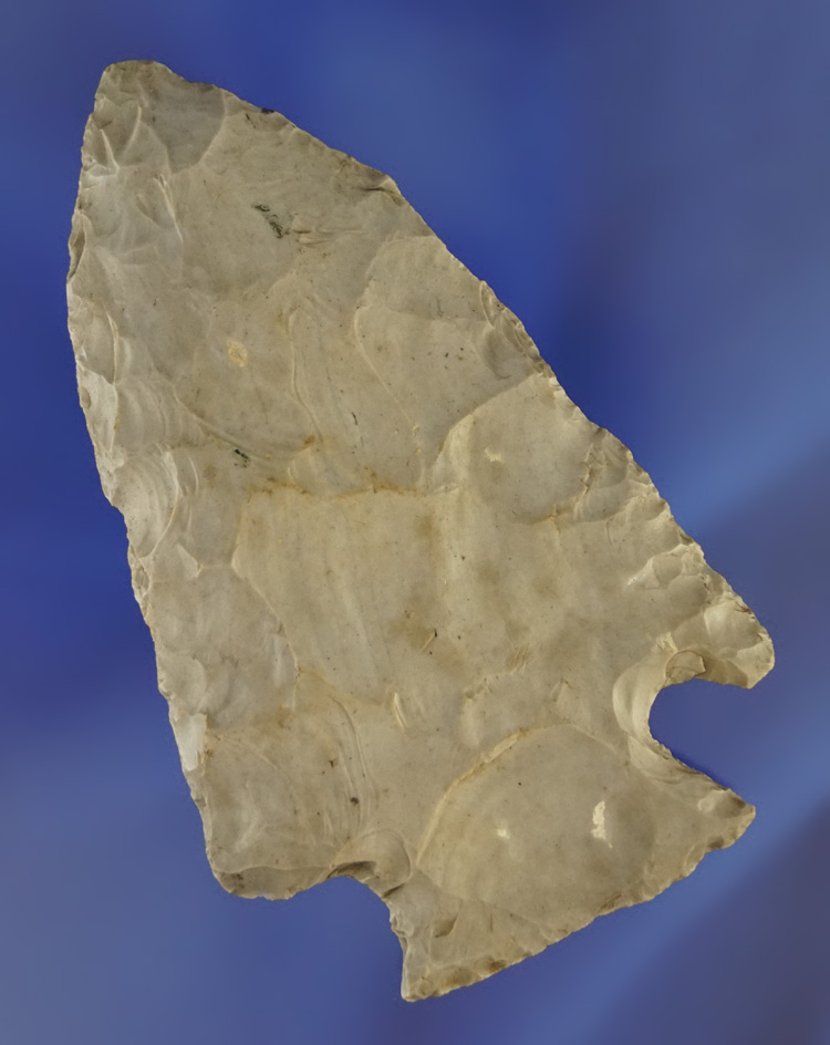 3 7/16" Hopewell Knife found in Peru, Indiana.