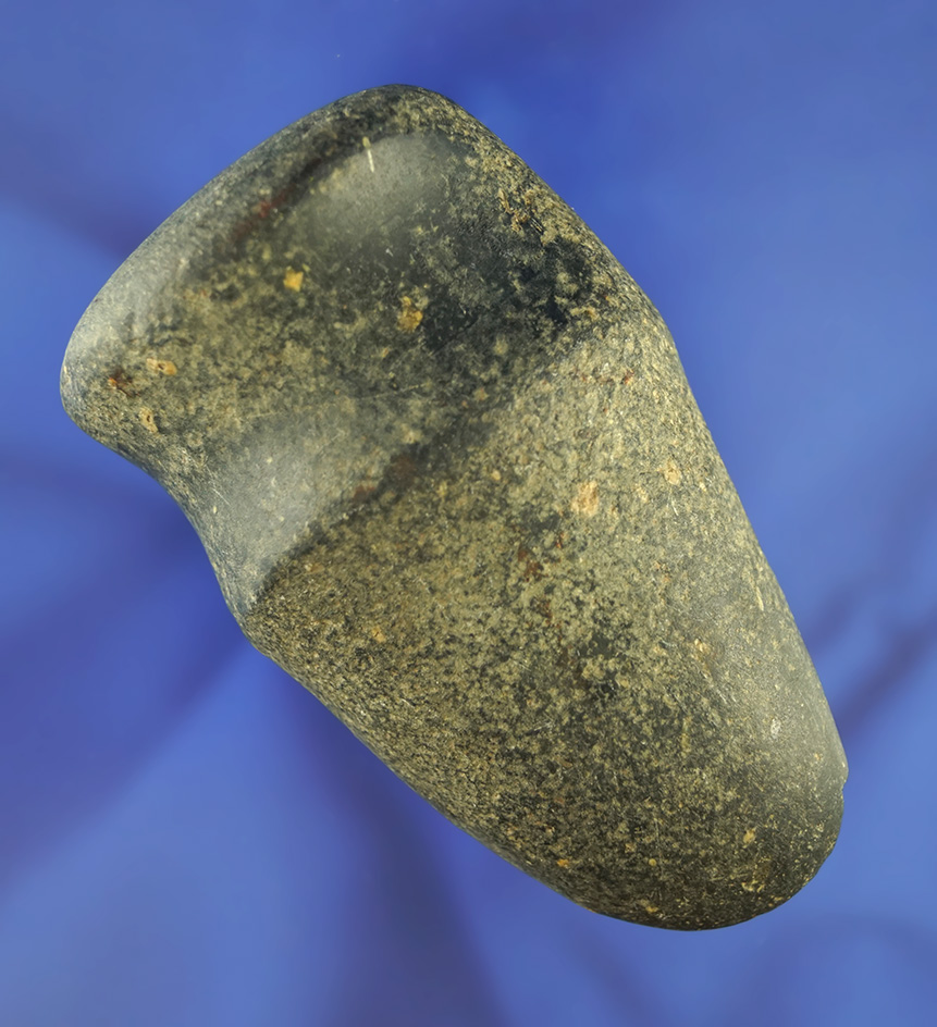 Well styled 3 9/16" long 3/4 grooved Axe found in Ohio. Pictured on page 51 in Converse's book.