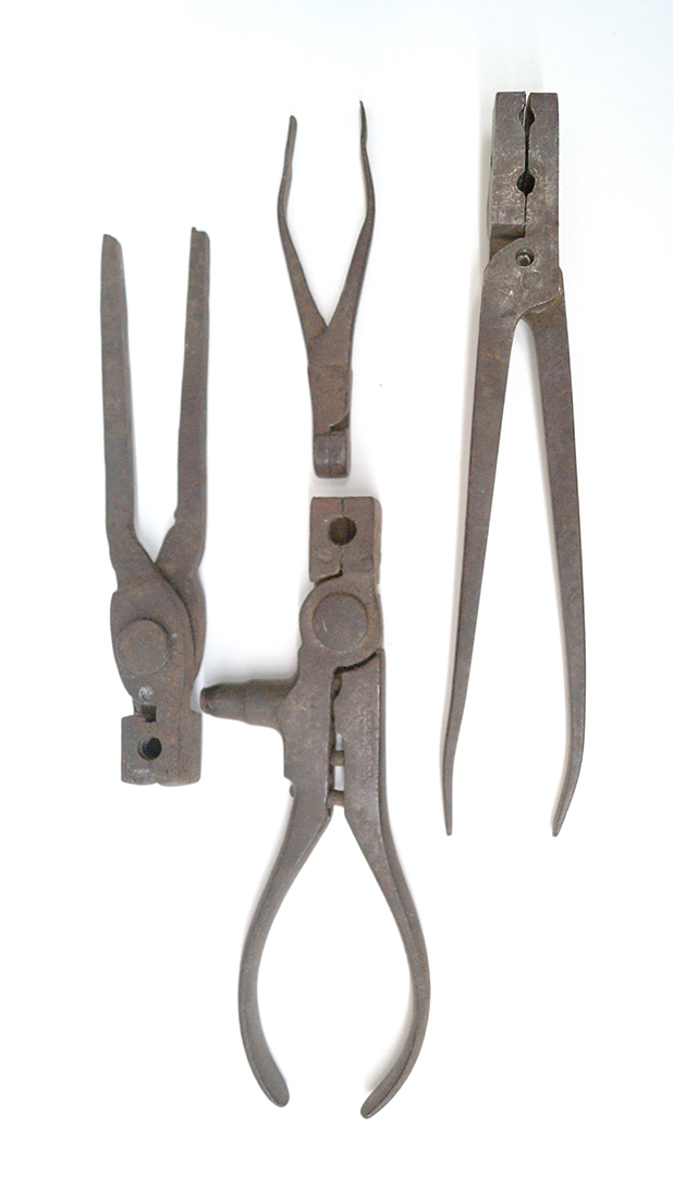 set of 4 antique bullet molds