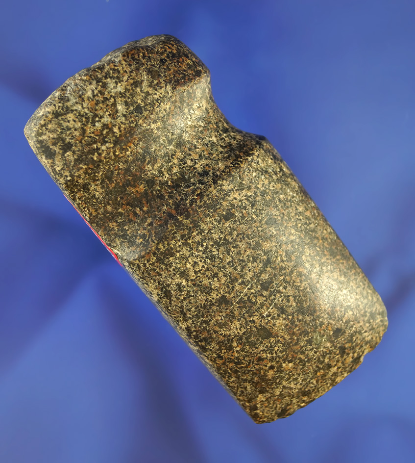 3 5/16" highly polished miniature 3/4 grooved Axe found in Hopewell Township, Perry Co.,  Ohio.