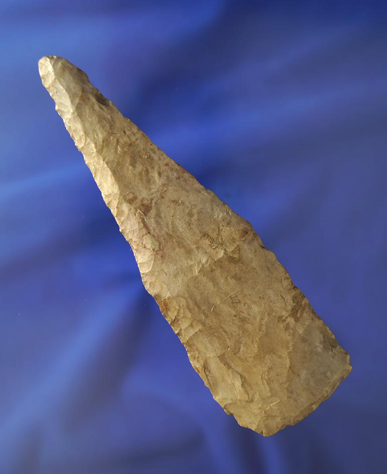 5 11/16" Cobbs Triangular from the Tennessee area made from Fort Payne chert. Dickey COA.