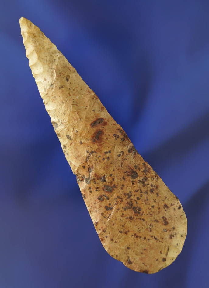 Nicely patinated and well styled 4 15/16" Cobbs Beveled  Knife found in Indiana.