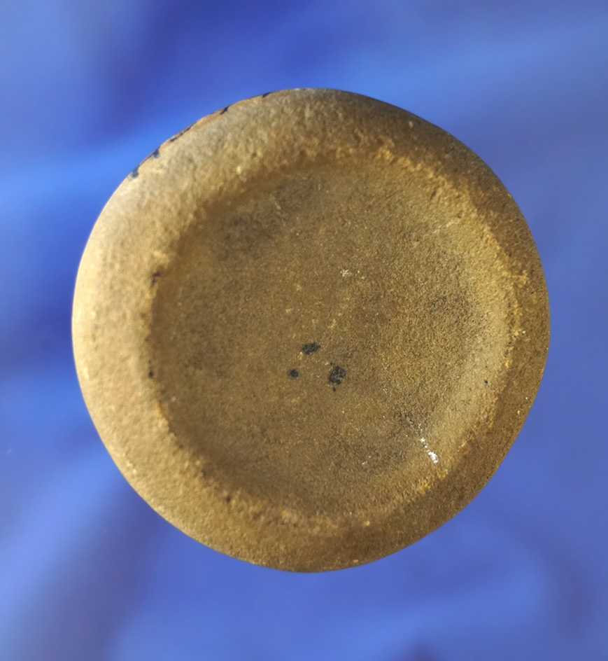2 5/8" heavily patinated Double Cupped Discoidal found in Pulaski Co.,  Kentucky.
