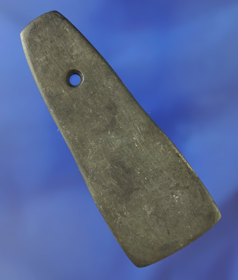3 7/8" finely made slate Pendant found in Ohio.