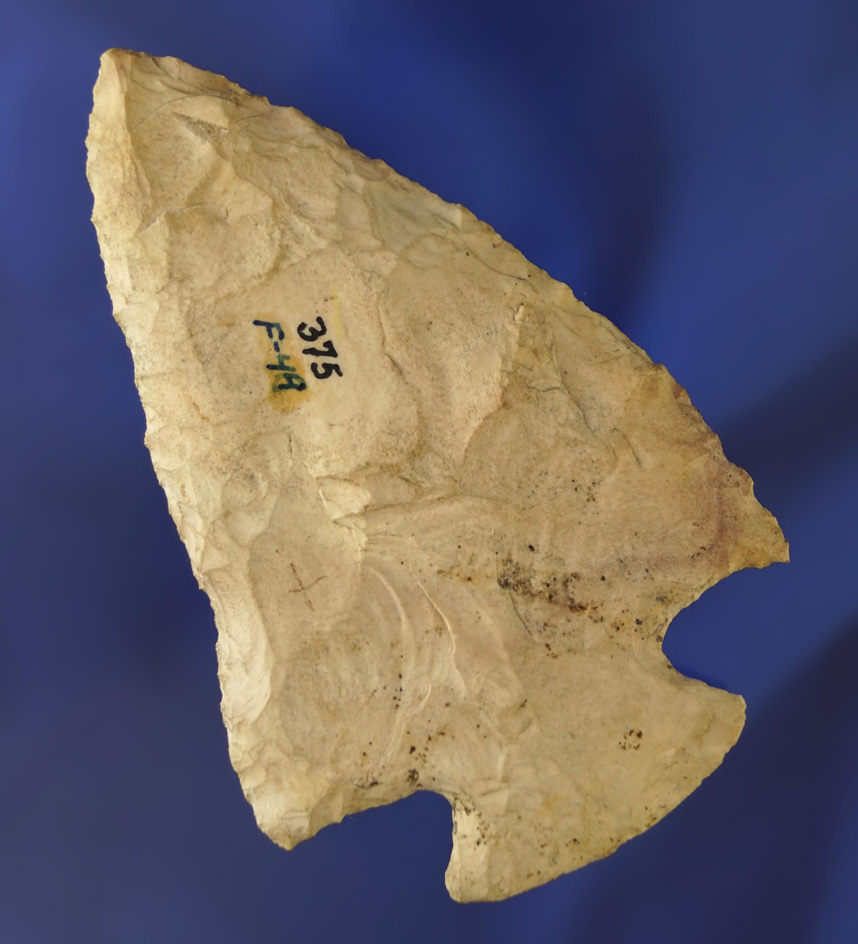 Large 4 1/8" Snyders Hopewell found in Illinois. Comes with a Rogers COA.