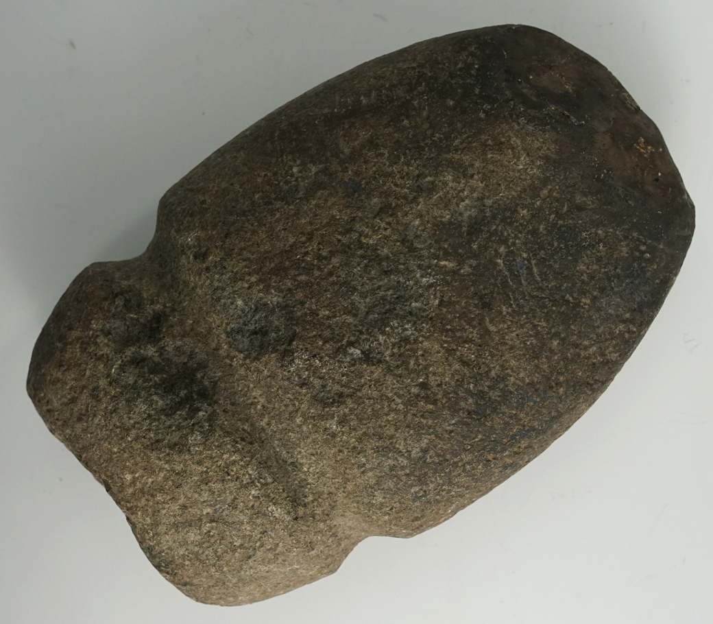 Large Camp Axe! 8 1/8" Full Grooved Camp Axe with old restoration to bit.  St. Clair Co., Illinois.