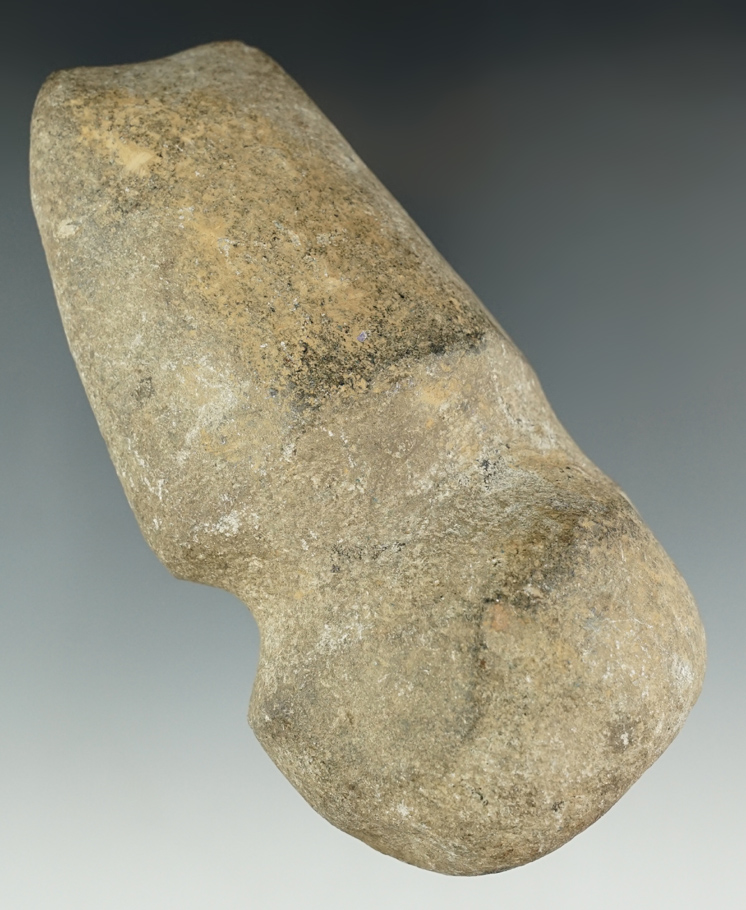 6" long Full Grooved Axe found in New York.