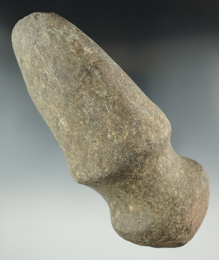 Well styled  6 5/8" long 3/4 Grooved Axe - some damage to one side. Found in St. Clair Co., Illinois