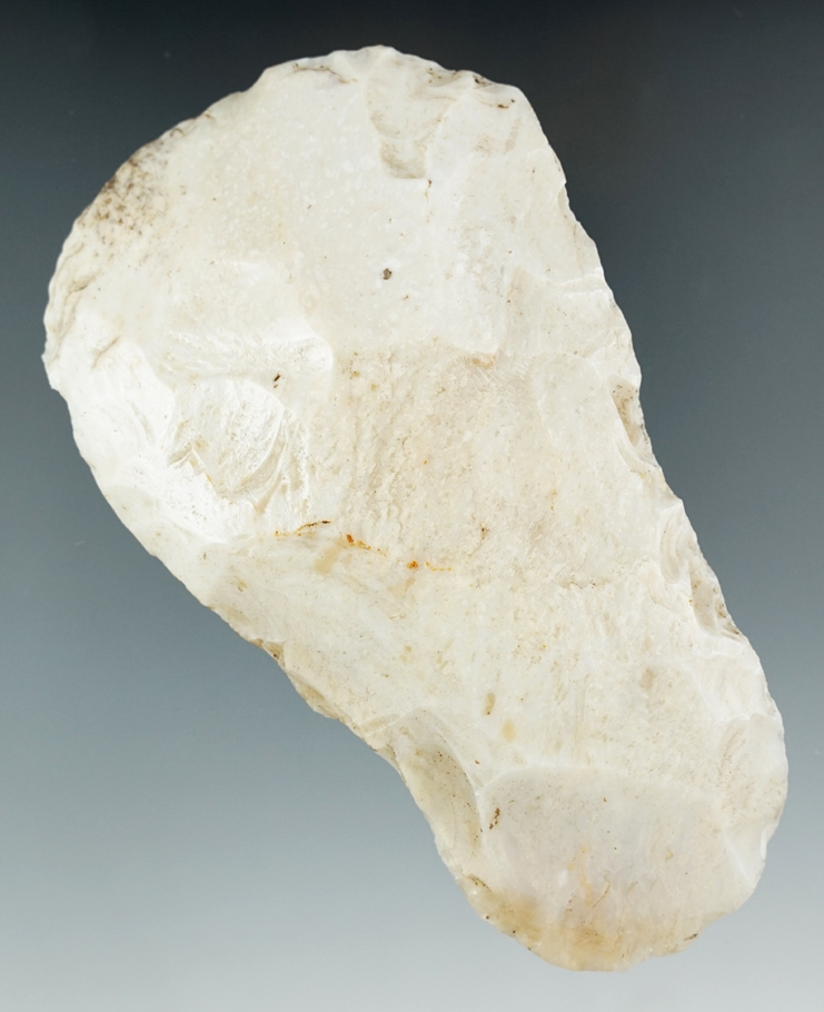 Excellent use polish on this 5" Flint Hoe made from quality material found in Illinois.