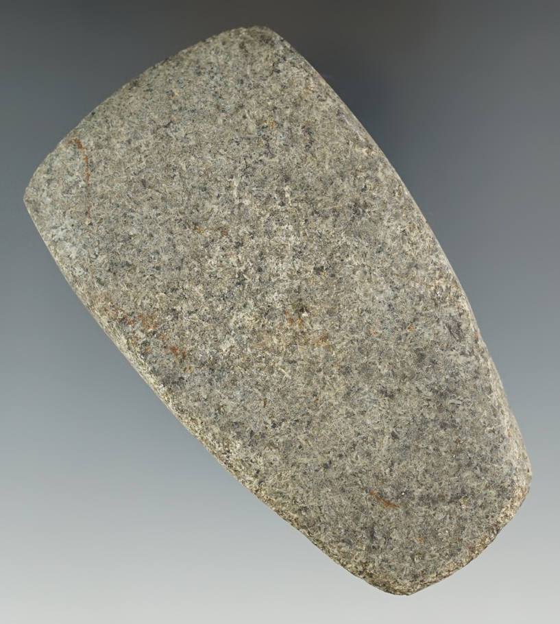 3 5/8" Granite Celt found in Indiana.