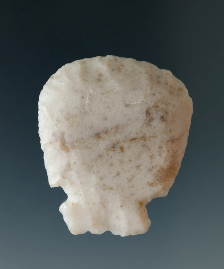 1 3/16" Anasazi Scraper found in New Mexico.