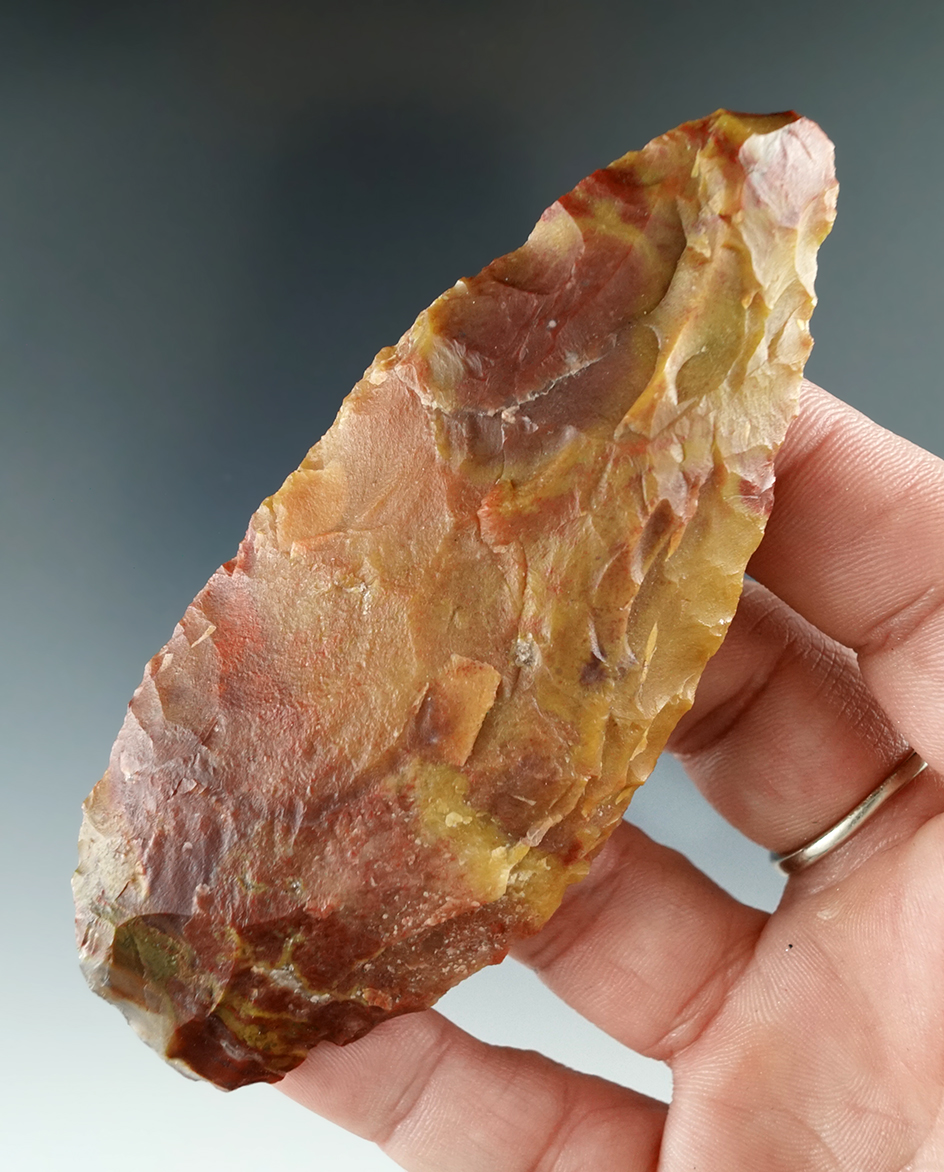 3 7/8" Southwest Knife made from Multi Colored Chert found in Colorado.