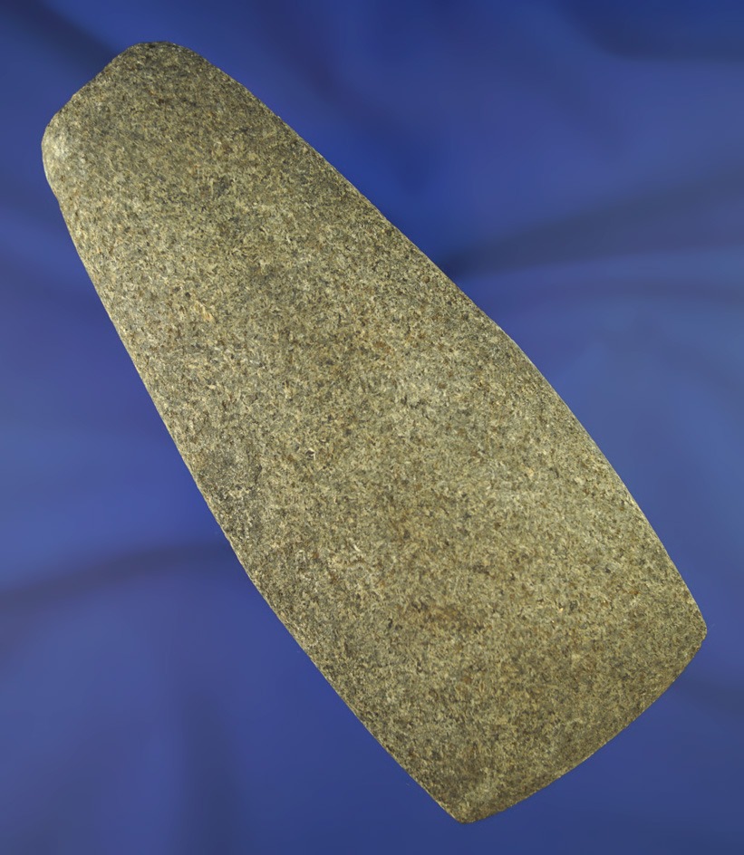 5 1/2" well styled Hardstone Celt with an excellent bit.  collected prior to 1950 found in Michigan.