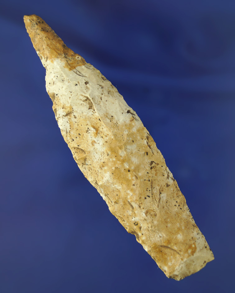 4 11/16" Sedalia with a drill tip found in Callaway County Missouri.